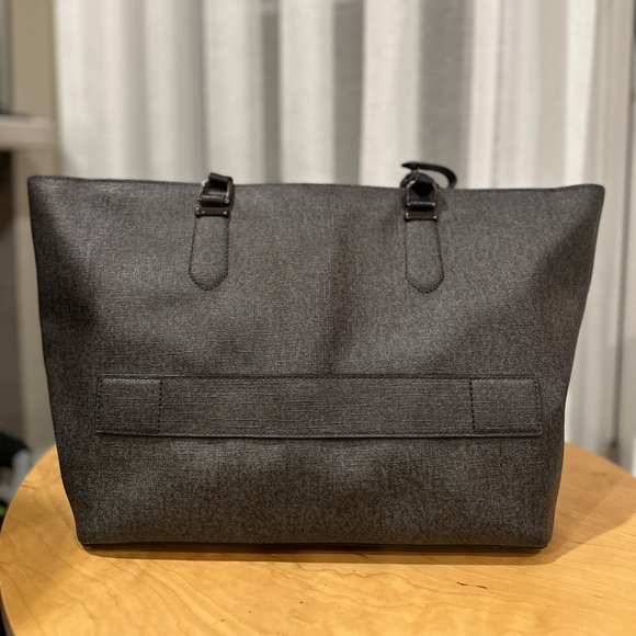 Tumi Sinclair Viera Business Charcoal Gray Tote Bag - Picture 2 of 8